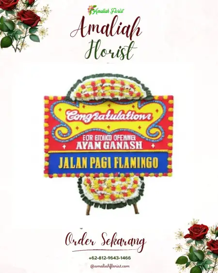 Sewa Papan Bunga Borongan
